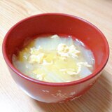 白菜と卵の味噌汁